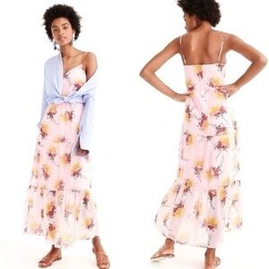 J.Crew Mercantile Sunburst Tiered Maxi Dress